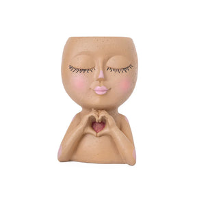 Vaso de Cerâmica Menina do Amor