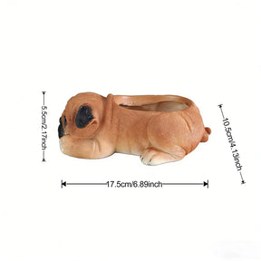 Vaso de Cerâmica Cachorro Pug