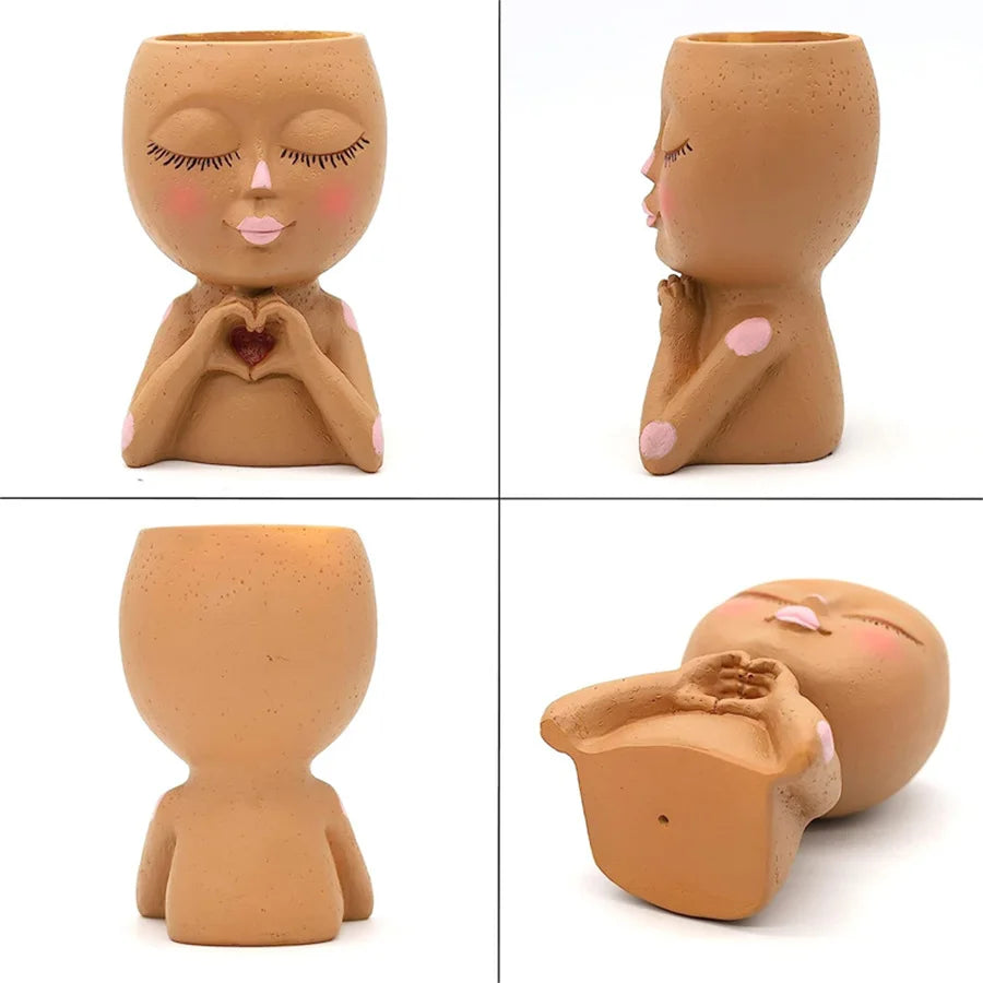 Vaso de Cerâmica Menina do Amor