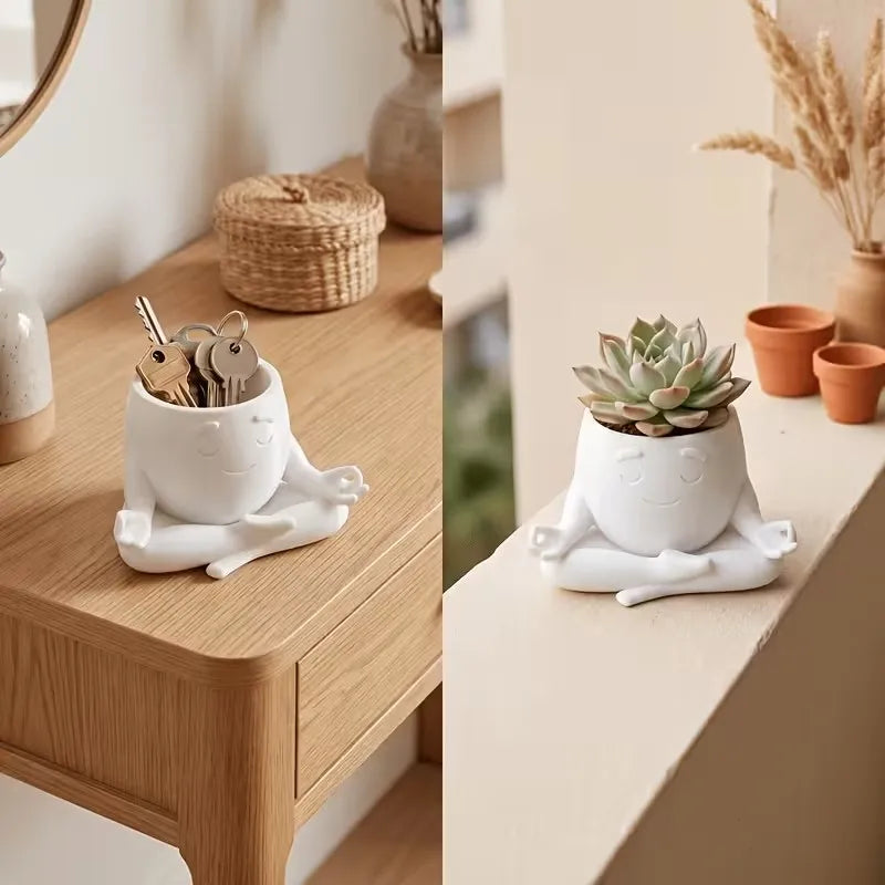 Vaso de Cerâmica Mini Monge