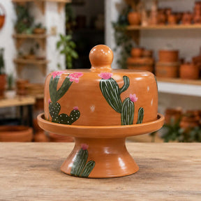 Boleira Artesanal de Barro com Tampa  | COMPRE 1 E LEVE 2
