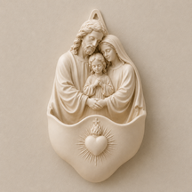 Sagrada Família Coração do Lar — Vaso de Parede em Cerâmica